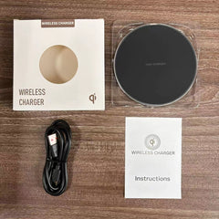 30W Wireless Charging Pad with Aluminum Alloy Design