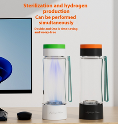 Hydrogen-Rich Water Cup with Hydrogen Production & UV Sterilization Lamp, 450ML